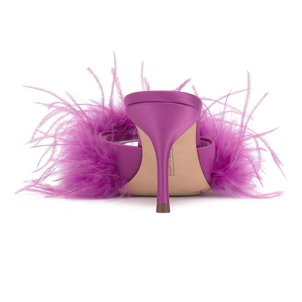 Vince Camuto Women's Paelly High-Heel Feathered Dress Sandals - Picture 4 of 5